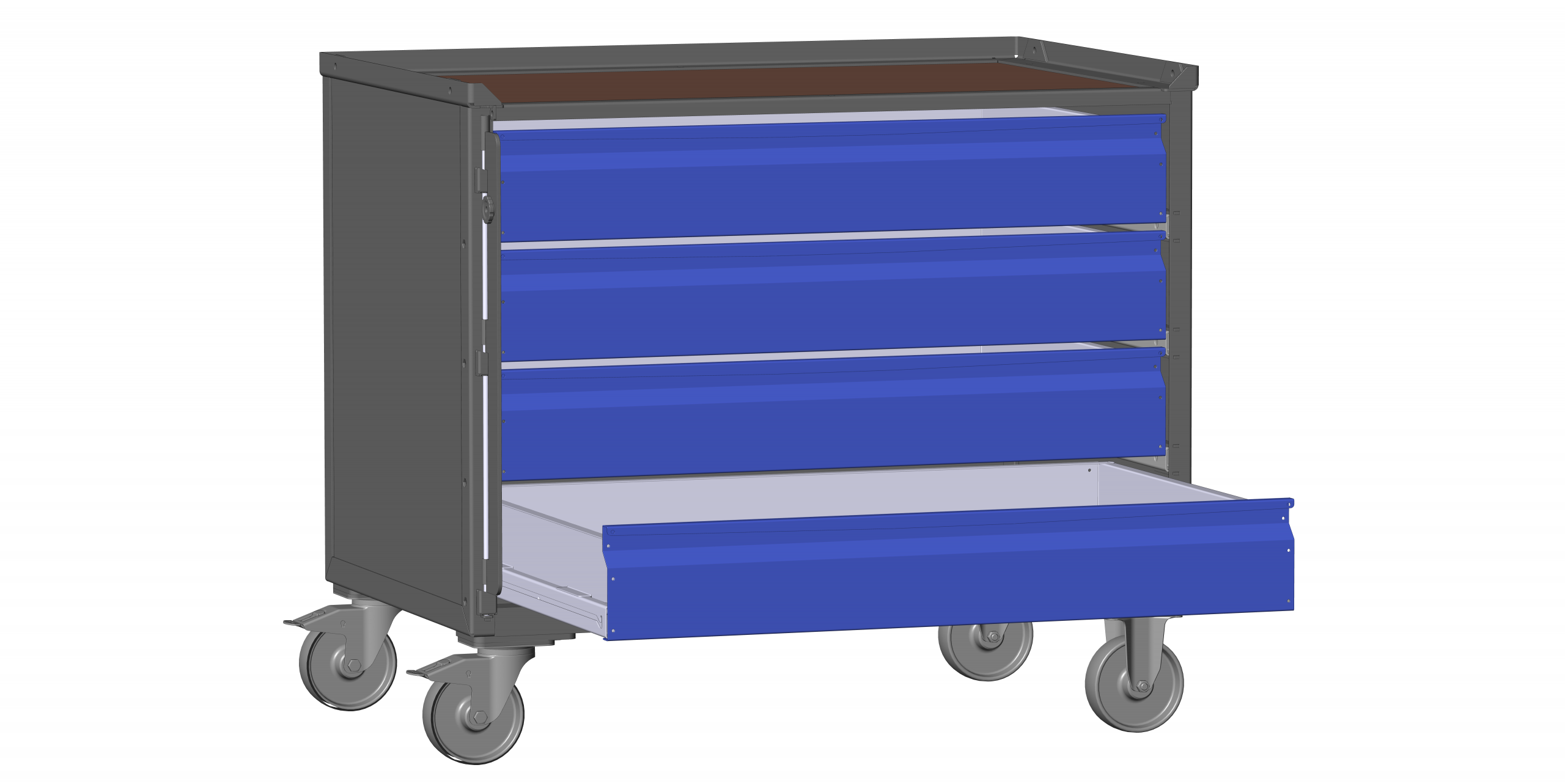 LCB I – Teilauszug Schubladenbehälter mit 4 kleinen Schubladen – Bild 5