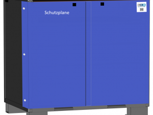 LCB III mit 2-teiliger Schutzplane blau