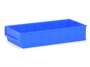 Lagersichtbehälter blau